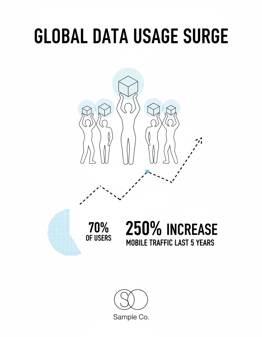 Vista previa de estilo de contenido: statistical infographic 3d