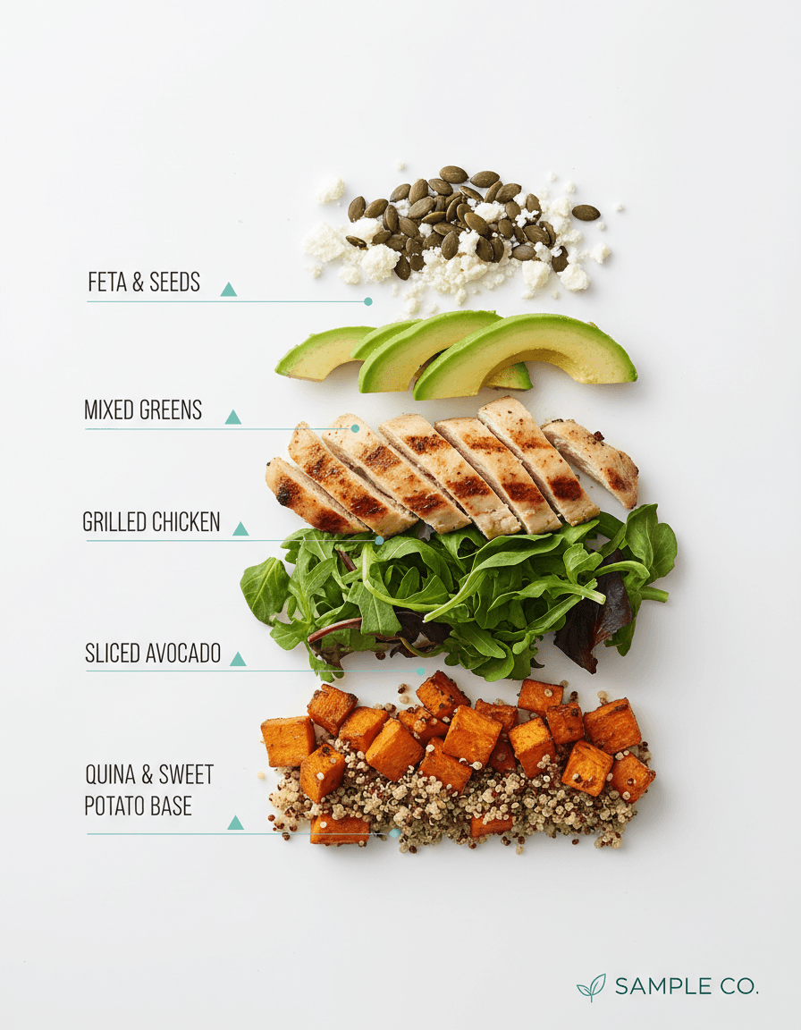 Vista previa de estilo de contenido: food deconstructed showcase