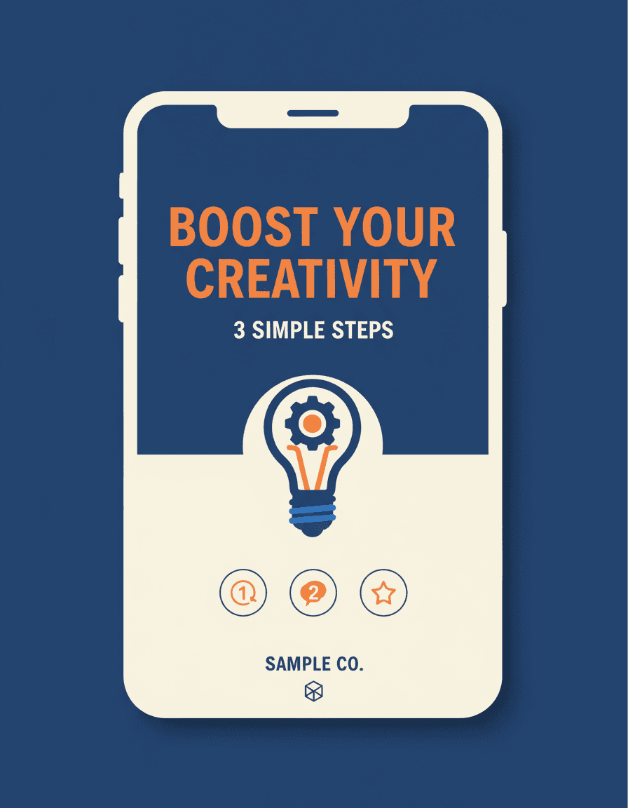 Vista previa de estilo de contenido: story explainer infographic
