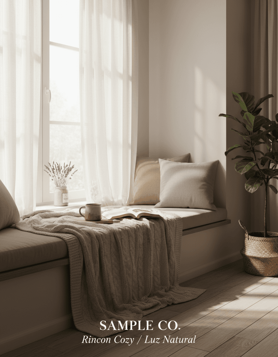Vista previa de estilo de contenido: cozy daylight nook