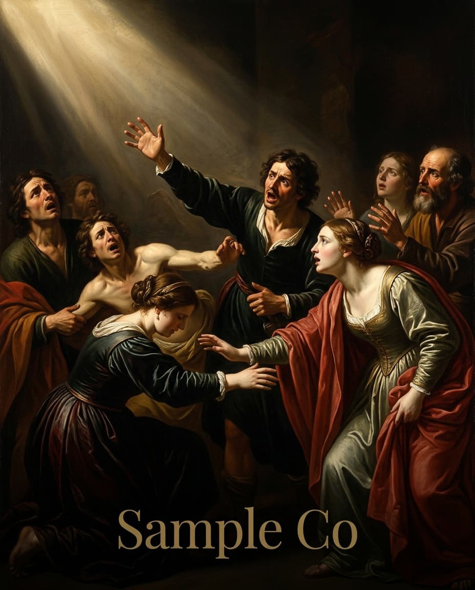 Vista previa de estilo de contenido: baroque dramatic realism