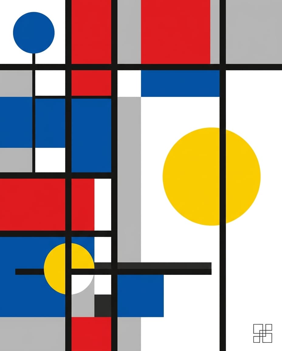 Vista previa de estilo de contenido: abstract geometric order