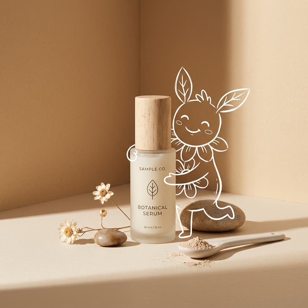 Vista previa de estilo de contenido: warm studio sketch mascot product 1x1